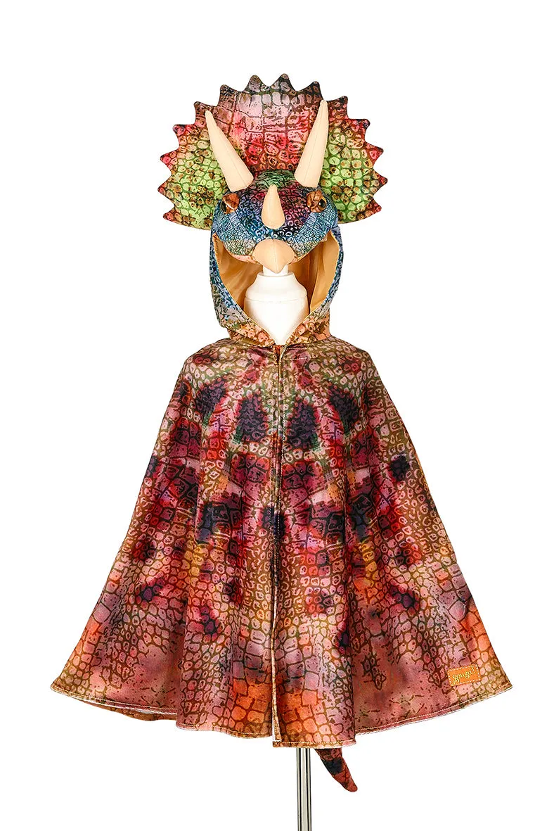 Dream Realize Movie Set Triceratops Dragon Costume Cape for Kids - Carnival & Festive Use - sz 4?C7 yrs