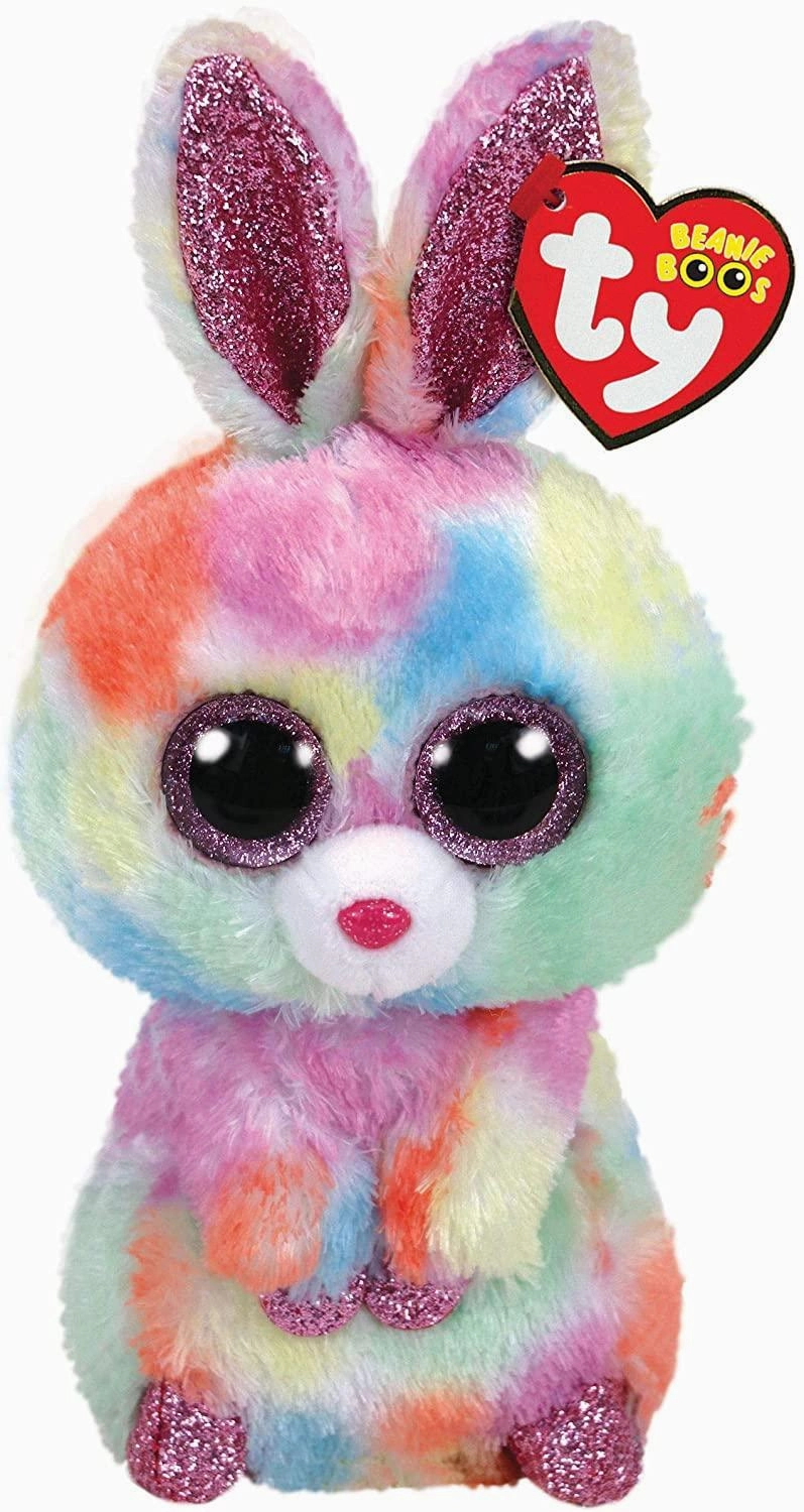 Ty Beanie Boo - Bloomy The Rabbit Plush 15cm Peace Find Texture Feeling