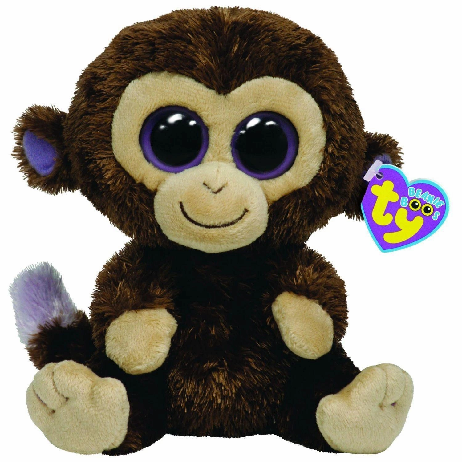 Ty Beanie Boo Coconut The Monkey Plush 25cm Cell Division Photon Energy
