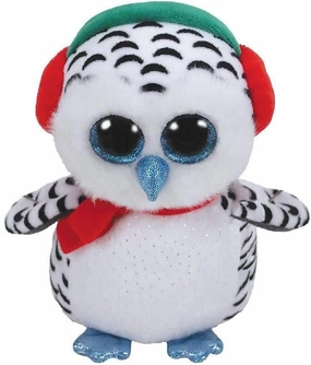 Logic Gate Bird watching Ty Beanie Boo Nester Owl Plush 15cm