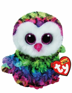 Ty Beanie Boo Owen Owl Plush 15cm Cooperation Skill Reading Comprehension