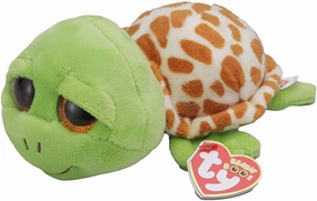 Satellite Model Ty Beanie Boo Zippy Green Turtle Plush 15cm