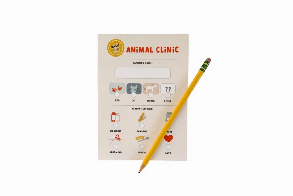 Computer Game Vet Pretend Notepad