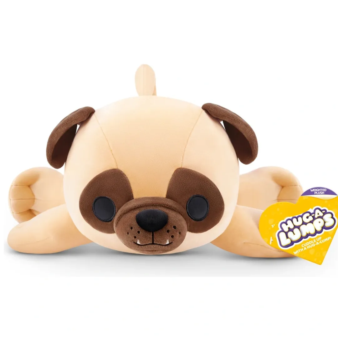 Weighted HugaLump Animal Plush  Medium Magnetic pieces