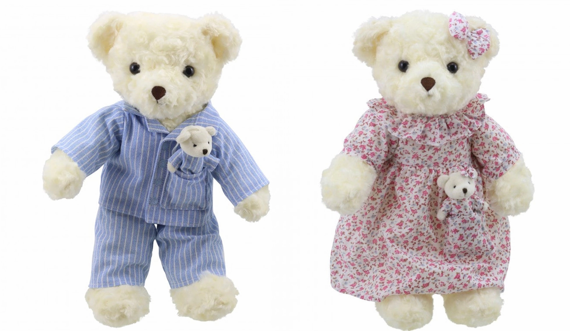 Green Living Awareness Expand Wilberry Bedtime Mommy and Daddy Bear with Baby Bears