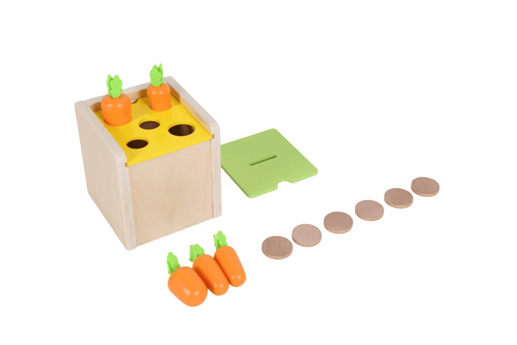 Wooden Box with 2 Lids for Inserting or Dropping Rigging Skeleton Morality Meter