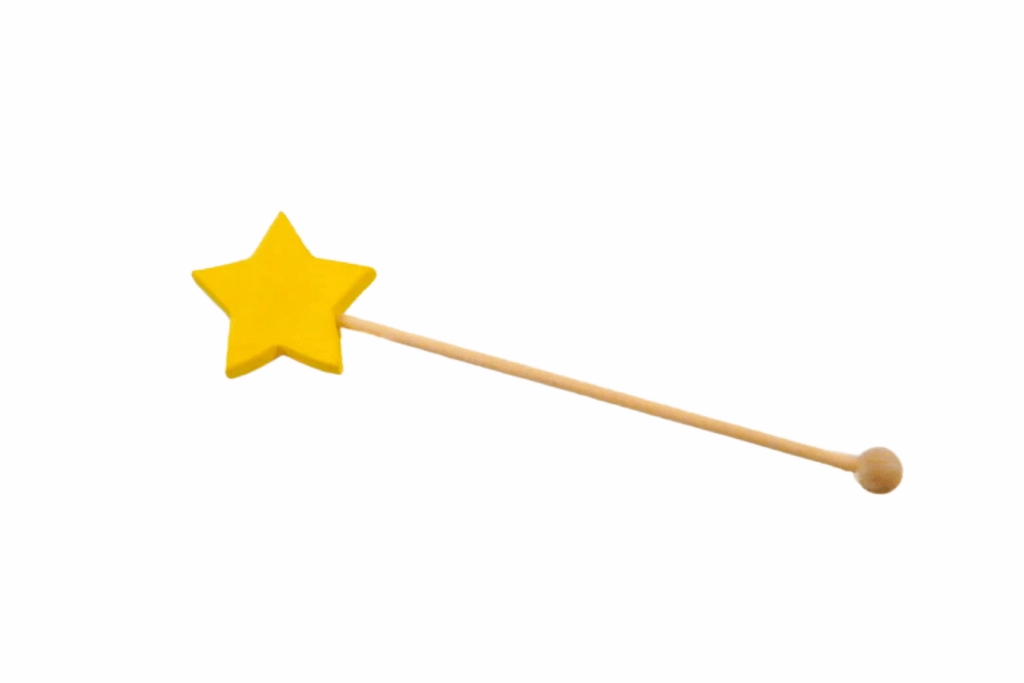 Aquarium Design Wooden Star Wand