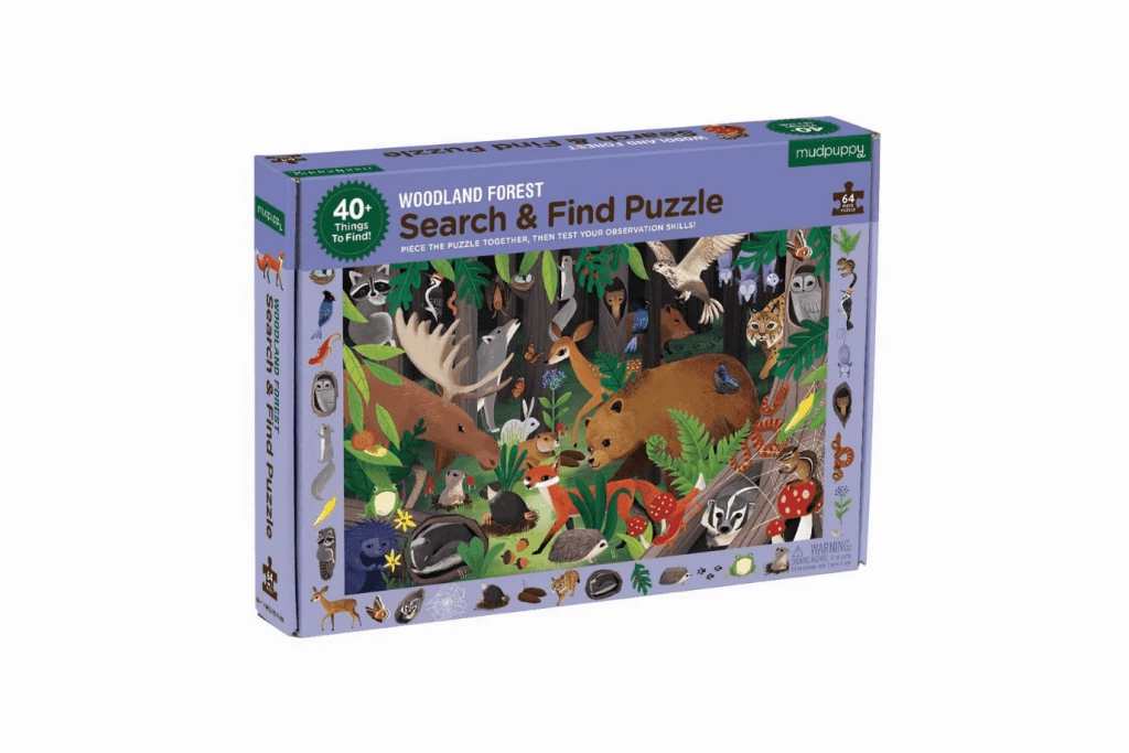 Woodland Forest Search & Find Puzzle Ocean Life