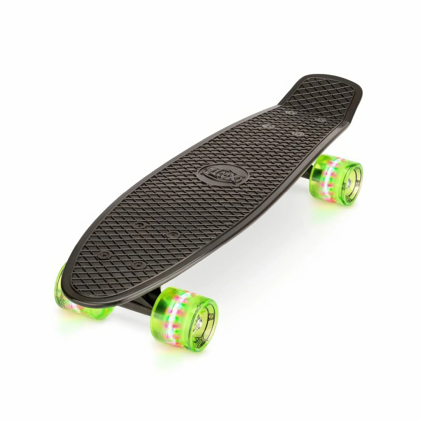 Promise Keep Vision Statement XOOTZ 22-Inch Cruiser Skateboard with LED Wheels - Black