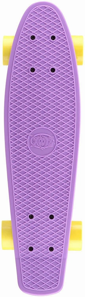 Universe Map XOOTZ 22-Inch Mini Cruiser Skateboard - Pastel Purple