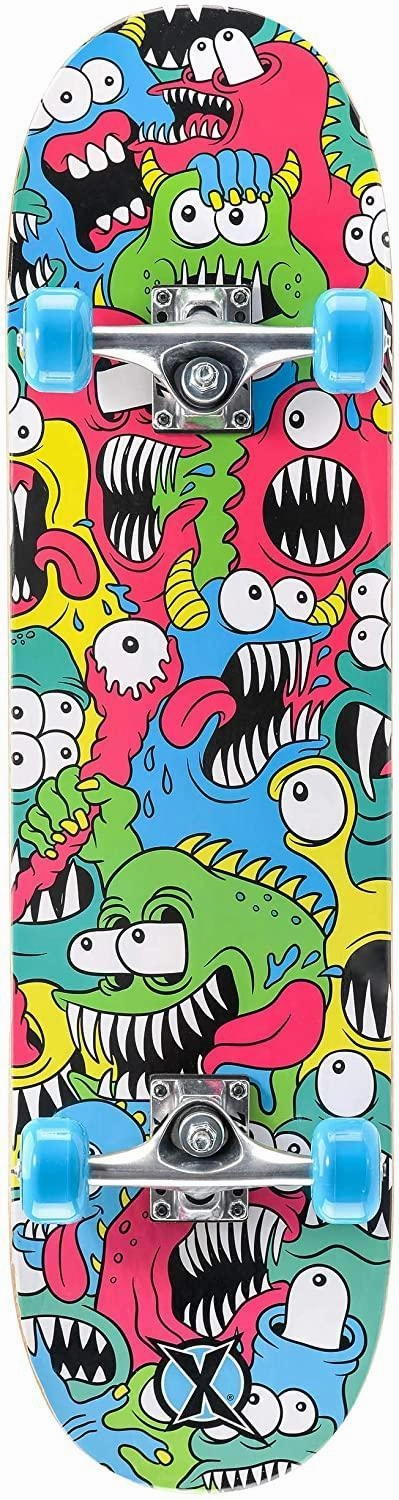 Natural Selection XOOTZ Double Kick Double Kick,  31-inch, Trick Skateboard