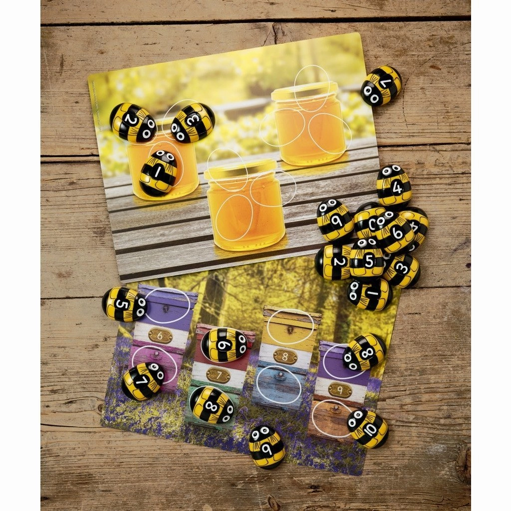 Playground Set Time saving Yellow Door Honey Bee Number Cards