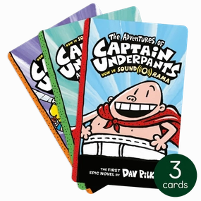 Empathy Build Interface Upgrade Yoto Captain Underpants Pack of 3 audio cards