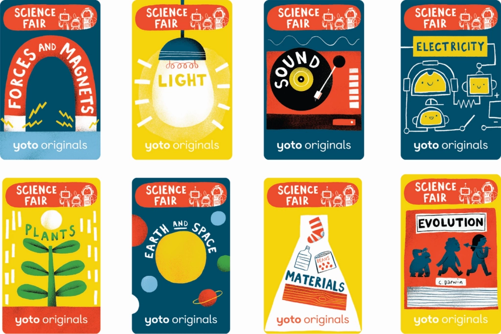Yoto Card Pack: BrainBots Science Fair (8 Cards) Explorer Pack