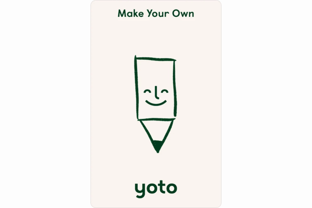 Yoto Card Pack: Make Your Own Cards (Packs of 5 or 10) Imaginative Play