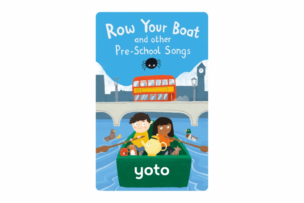 Cognitive Boost Yoto Card: Row Your Boat and other Pre-School Songs