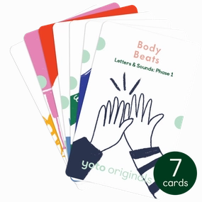 Yoto Phonics Letters and Sounds Phase 1 Audio Cards Resolution Phase Collaboration Project