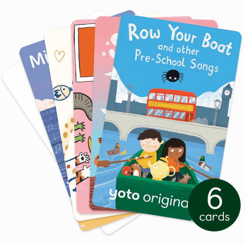 Safety tested Yoto Starter Pack for Little Kids (6 Cards)