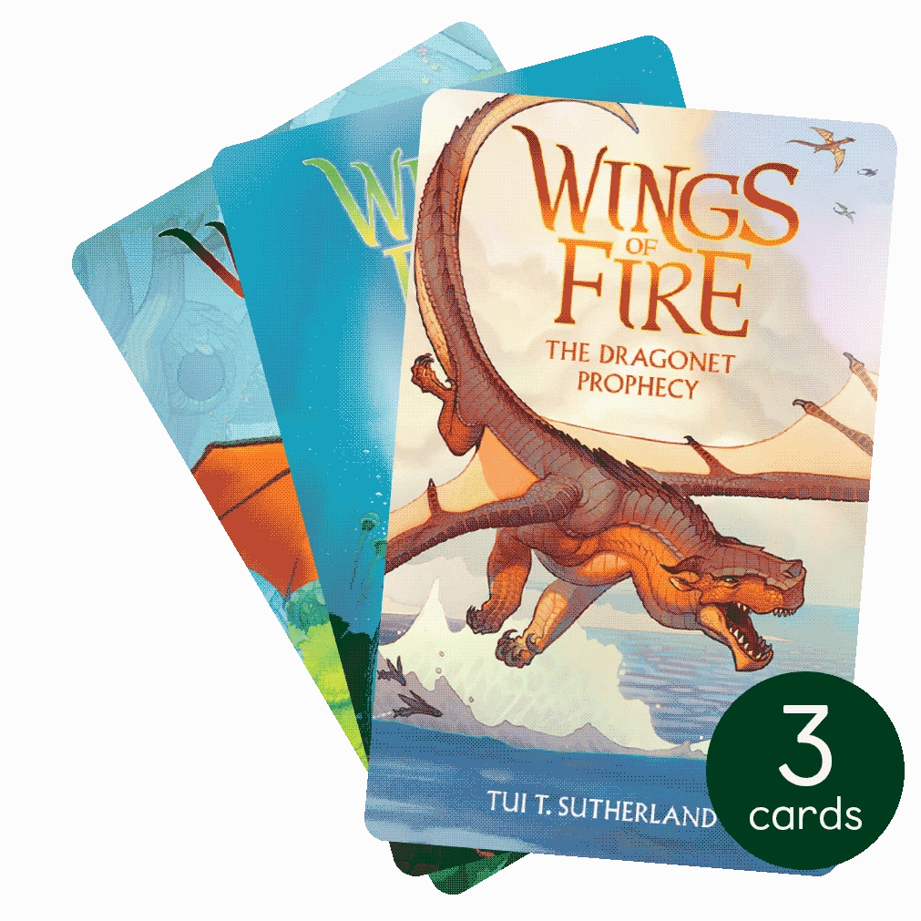 Magnetic pieces Data Collection Yoto Wings of Fire Pack (3 Cards) Audio Card